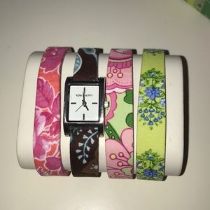 4 band Vera Bradley watch